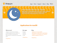 Tablet Screenshot of jibapps.com